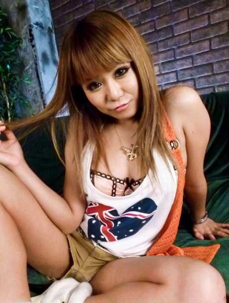 Japanese cutie Kokoa Ayane ends up on top while having sex with her man friend