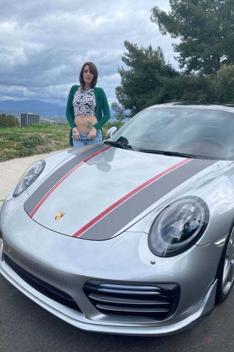 Russian girlfriend Pearl Sage shows her moist super hairy coochie