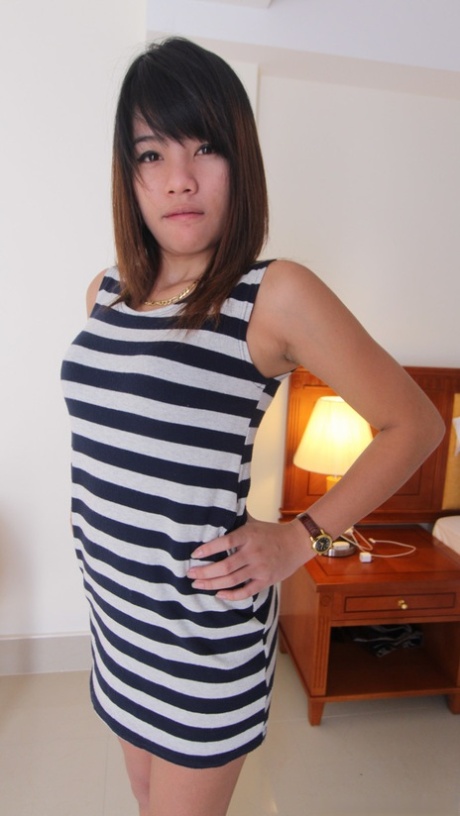 Cute Asian newbie with braces Lexi gets her mouth & cunt fucked at the casting
